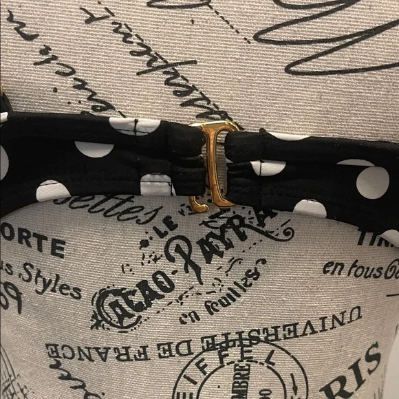 Polka Dot Bikini Top - Size Small - Picture 5 of 9